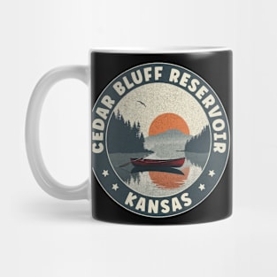 Cedar Bluff Reservoir Kansas Sunset Mug